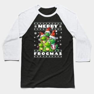 Merry Frogmas Baseball T-Shirt